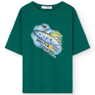 Collie Kid T-Shirt in Dark Green by The Animals Observatory