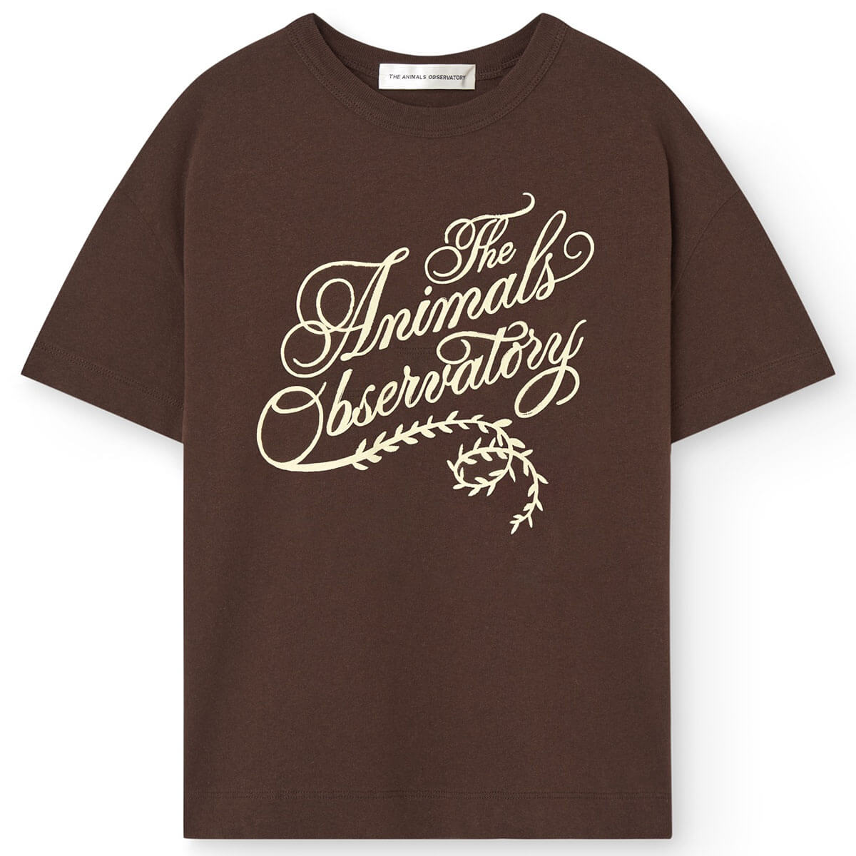 Dunker Kid T-Shirt in Dark Brown by The Animals Observatory