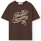 Dunker Kid T-Shirt in Dark Brown by The Animals Observatory