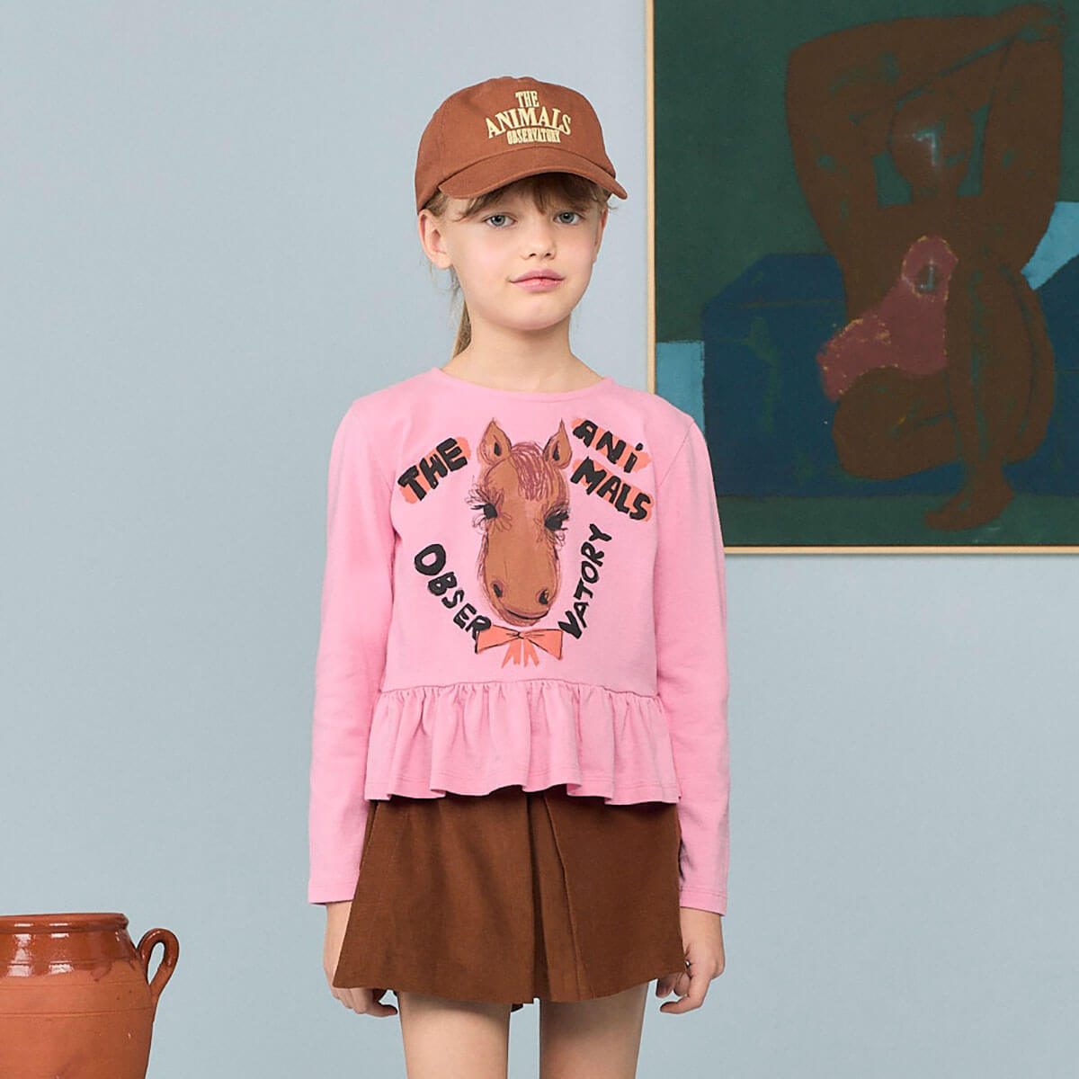 Hamster Kid Cap in Brown by The Animals Observatory