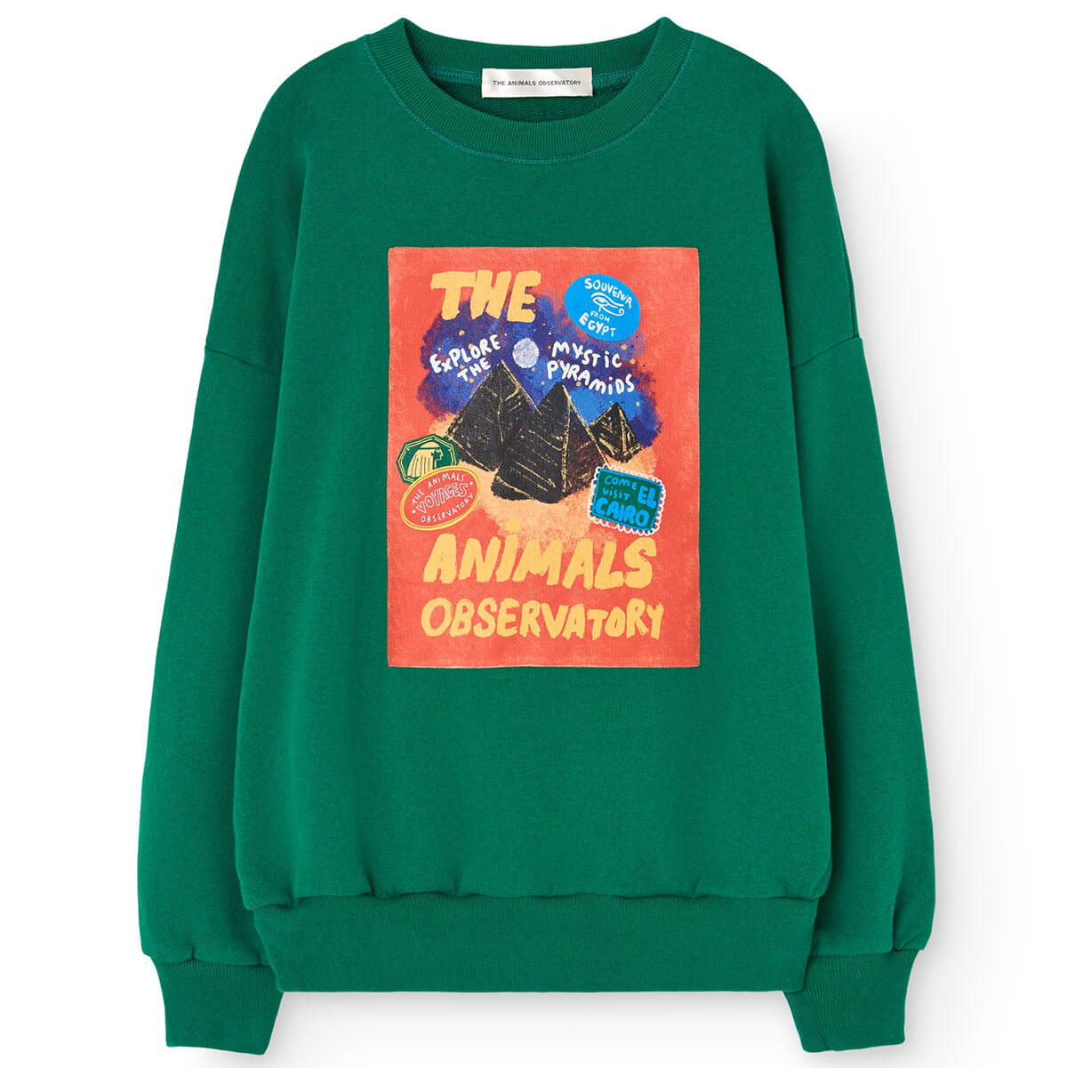 Killifish Kid Sweatshirt in Dark Green by The Animals Observatory