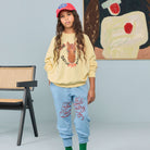 Killifish Kid Sweatshirt in Soft Yellow by The Animals Observatory