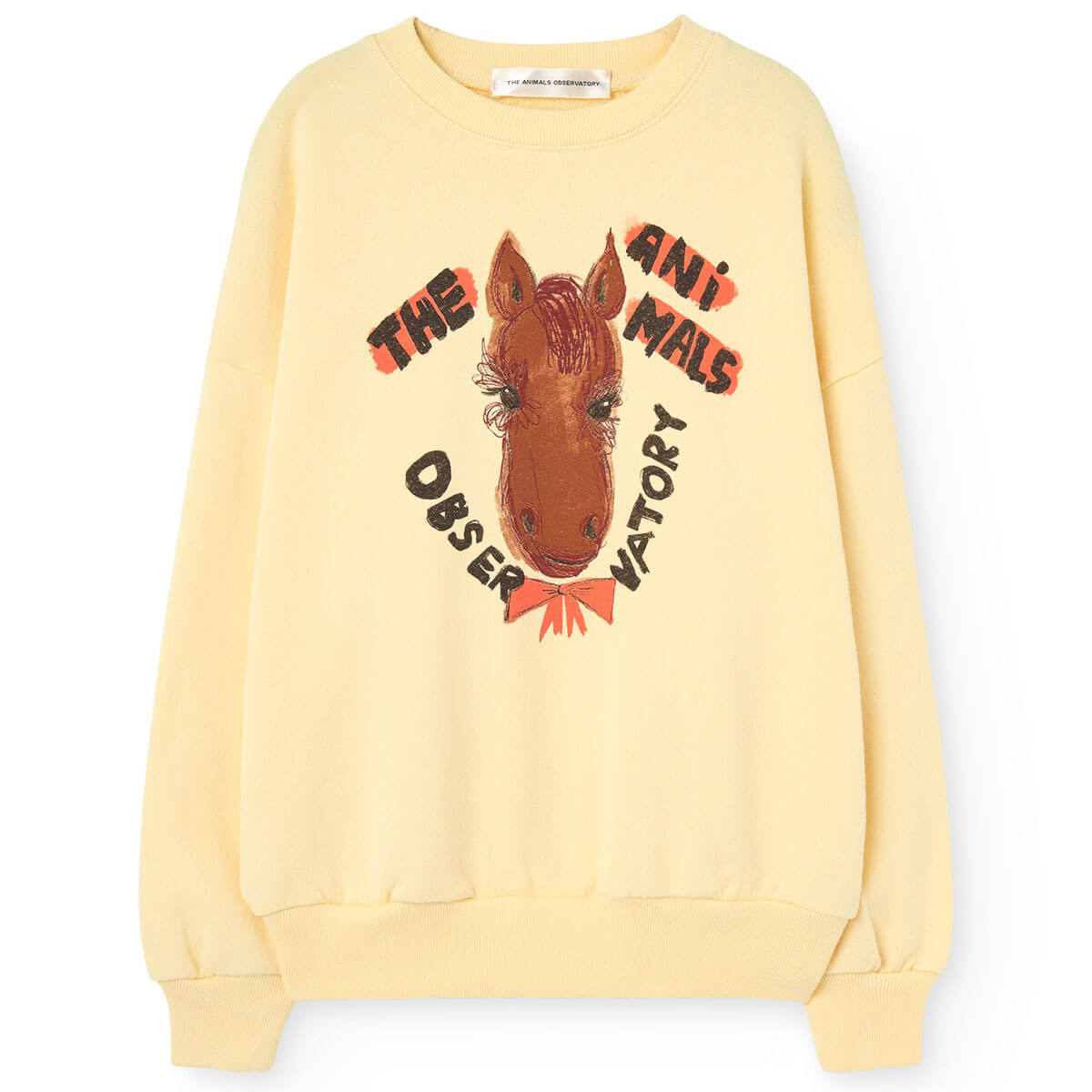 Killifish Kid Sweatshirt in Soft Yellow by The Animals Observatory