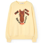 Killifish Kid Sweatshirt in Soft Yellow by The Animals Observatory