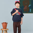 Killifish Warm Kid Sweatshirt in Navy by The Animals Observatory
