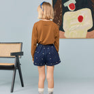 Olingo Denim Kid Skort in Blue by The Animals Observatory