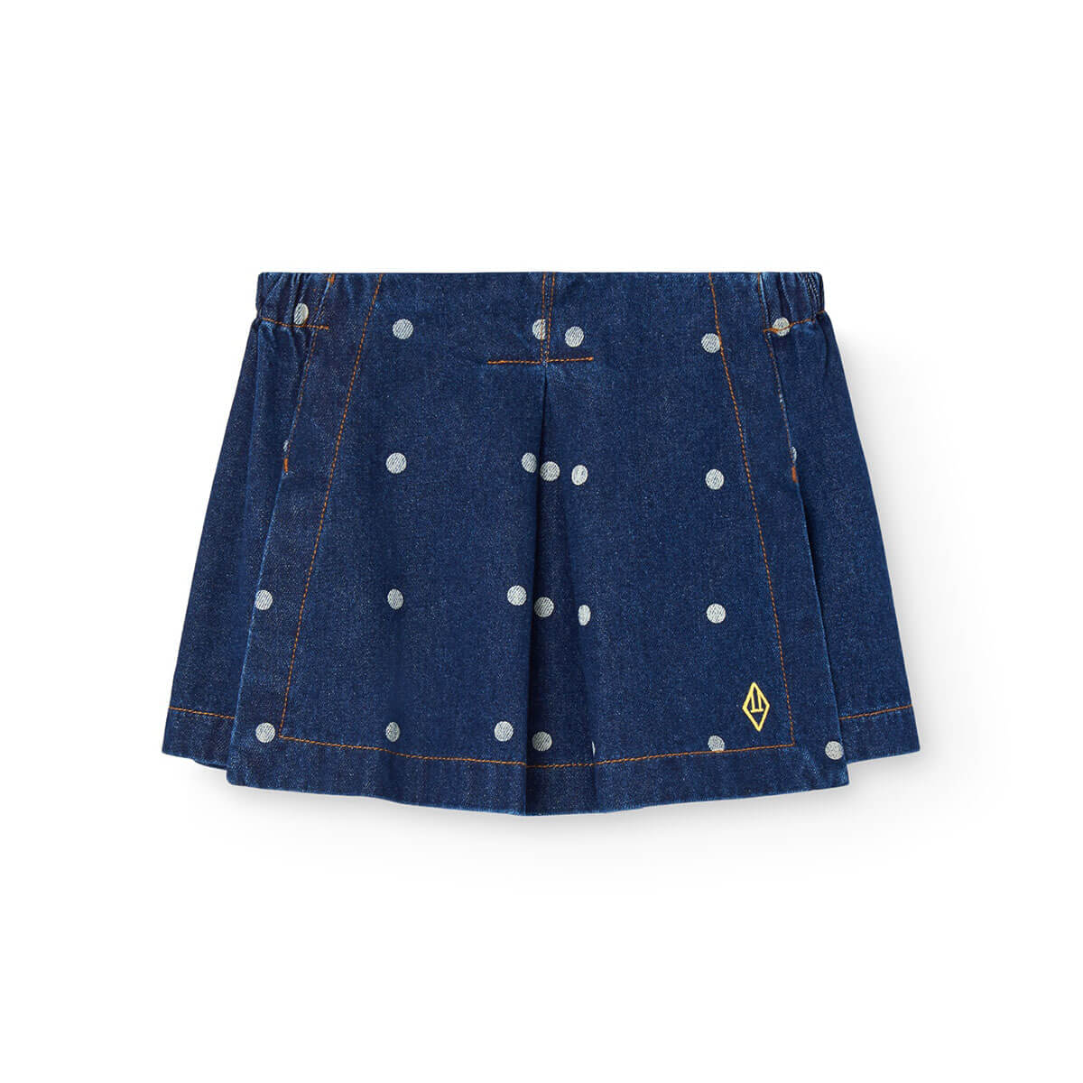 Olingo Denim Kid Skort in Blue by The Animals Observatory