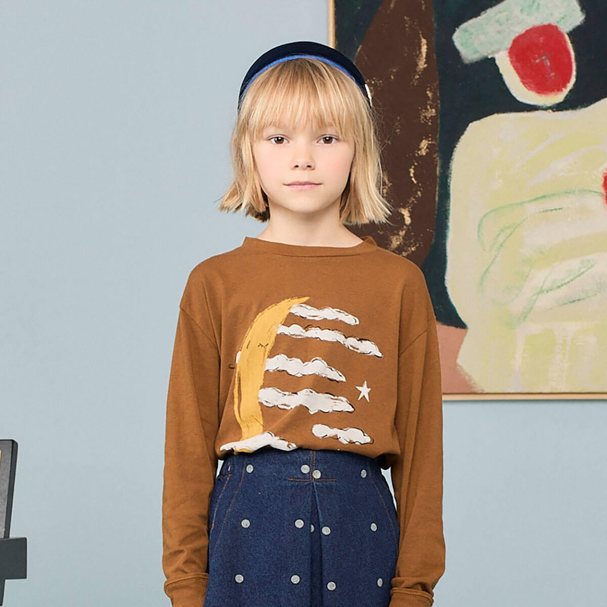 Pika Headband in Navy by The Animals Observatory