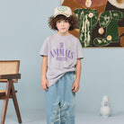 Pupfish Kid T-Shirt in Grey Heather by The Animals Observatory