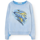 Shark Warm Kid Sweatshirt in Dusty Blue by The Animals Observatory