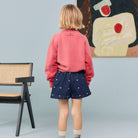 Shark Warm Kid Sweatshirt in Red by The Animals Observatory