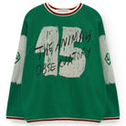 Squad Kid Long Sleeve T-Shirt in Dark Green by The Animals Observatory