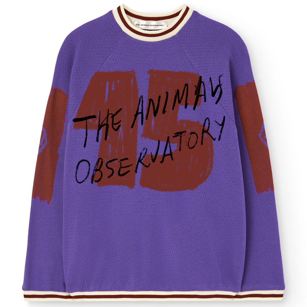 Squad Kid Long Sleeve T-Shirt in Purple by The Animals Observatory
