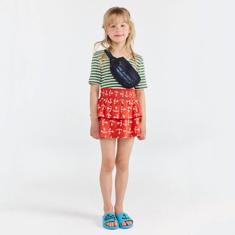The Animals Observatory Kiwi Kid Skort, Red