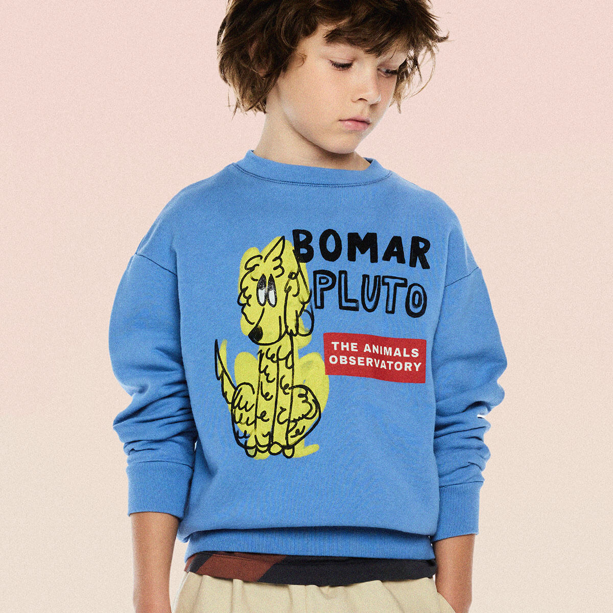 Bear Kid Sweatshirt in Blue by The Animals Observatory