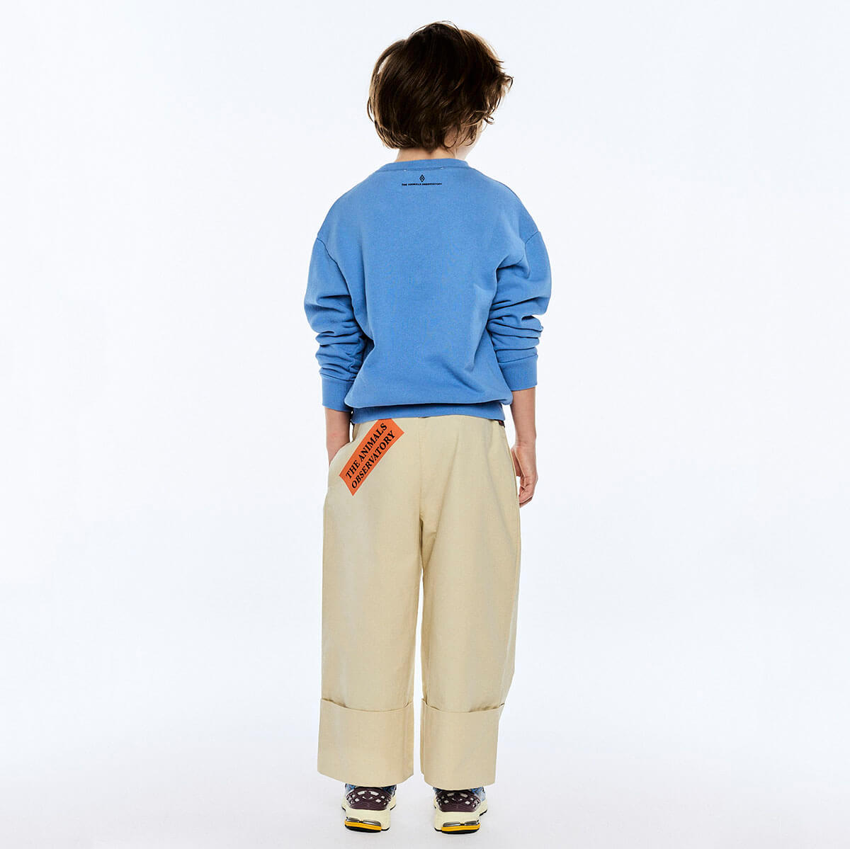 Bear Kid Sweatshirt in Blue by The Animals Observatory