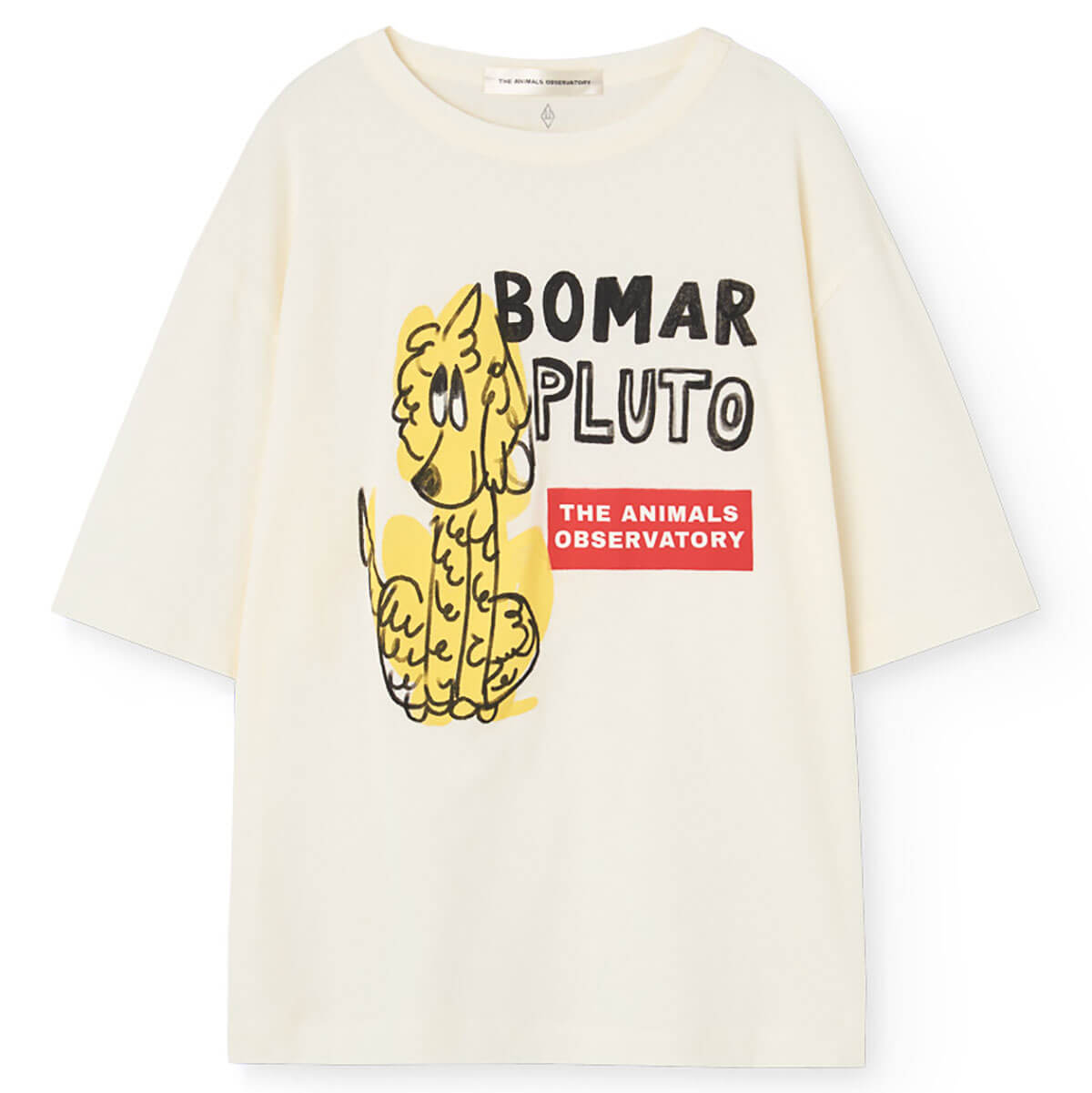 Collie Kid T-Shirt in Raw White by The Animals Observatory
