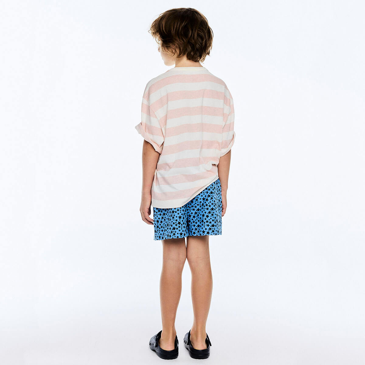Collie Kid T-Shirt in White Stripes by The Animals Observatory