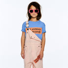 Rooster Kid T-Shirt in Blue by The Animals Observatory