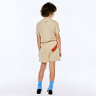 Rooster Kid T-Shirt in Khaki by The Animals Observatory