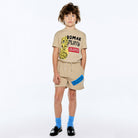 Rooster Kid T-Shirt in Khaki by The Animals Observatory