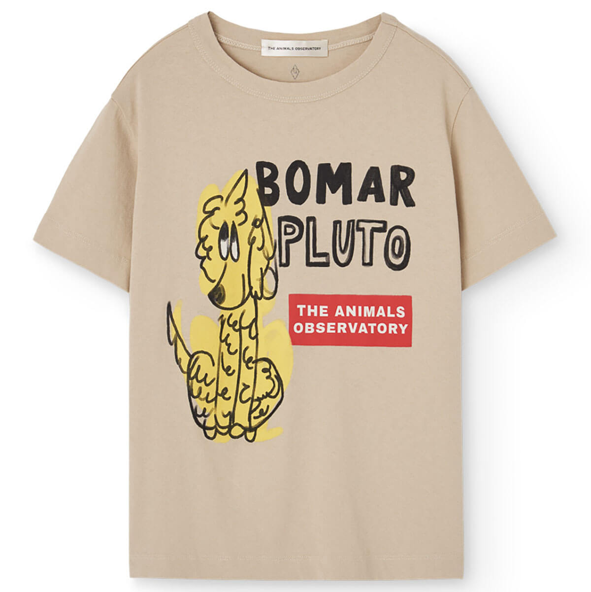 Rooster Kid T-Shirt in Khaki by The Animals Observatory