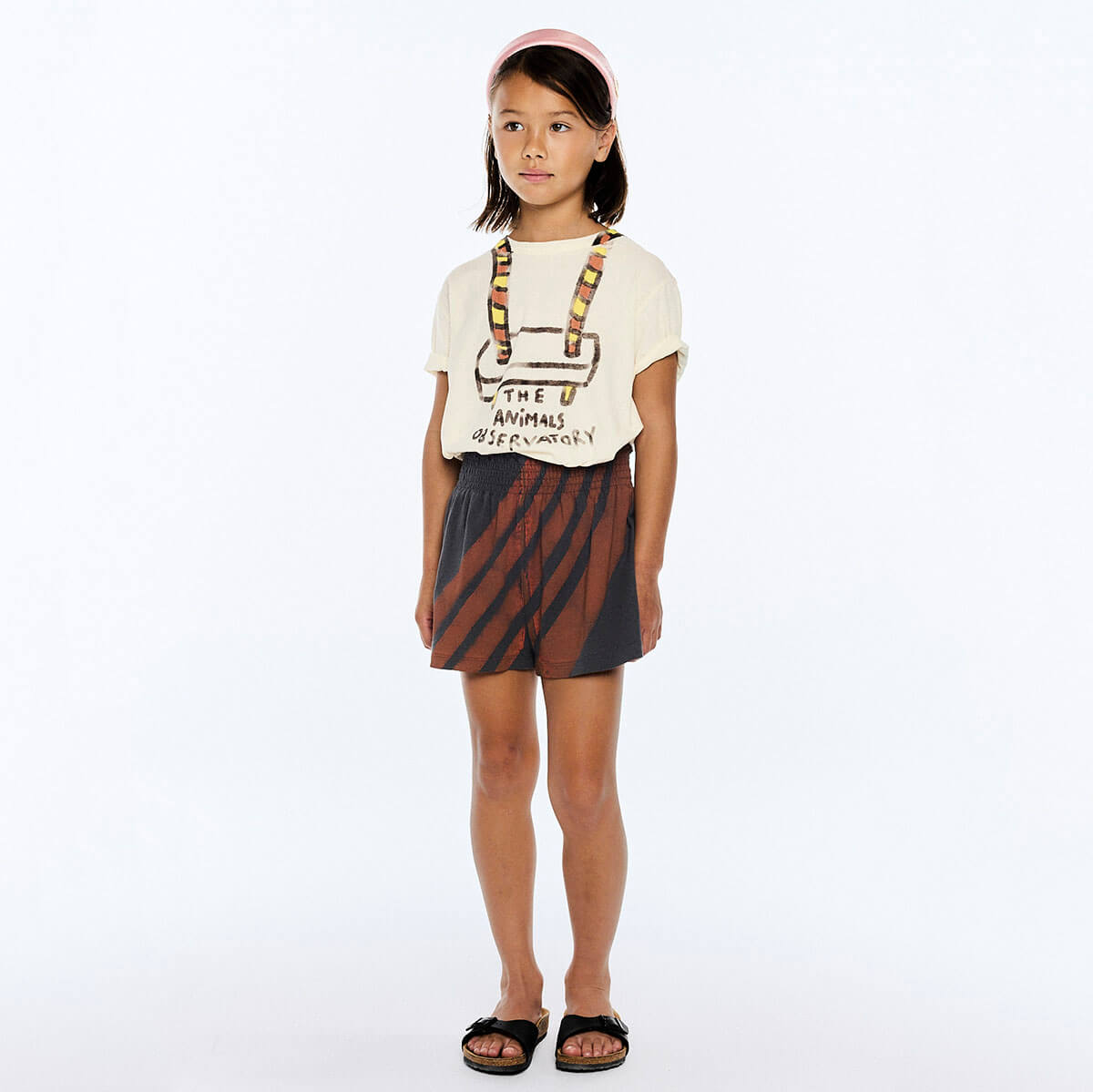 Rooster Kid T-Shirt in Raw White by The Animals Observatory