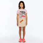 Rooster Kid T-Shirt in Soft Pink by The Animals Observatory
