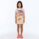 Shrimp Kid Skort in Khaki by The Animals Observatory