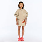 Shrimp Kid Skort in Khaki by The Animals Observatory