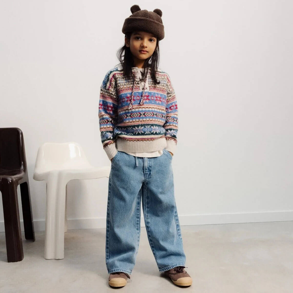 Ridge Denim Pant in Mid Blue Denim by The New Society