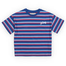 Ciclan T-Shirt in Deep Sea Blue Mini Stripes by The New Society