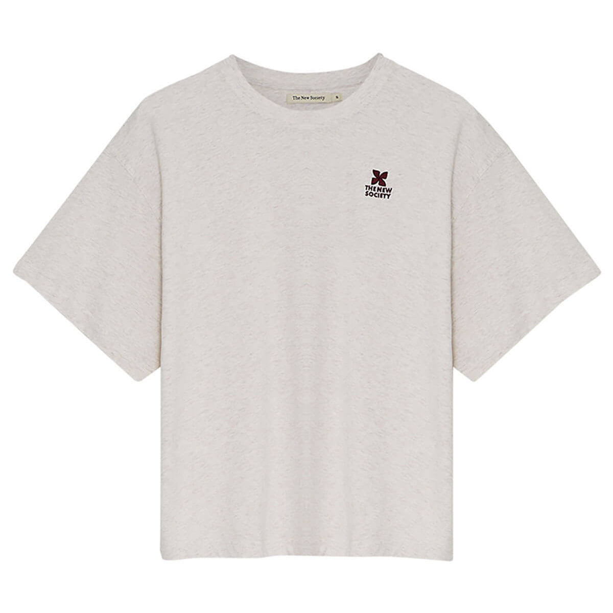 TNS Logo TShirt in Sand Vigore by The New Society Womenswear Junior — free download