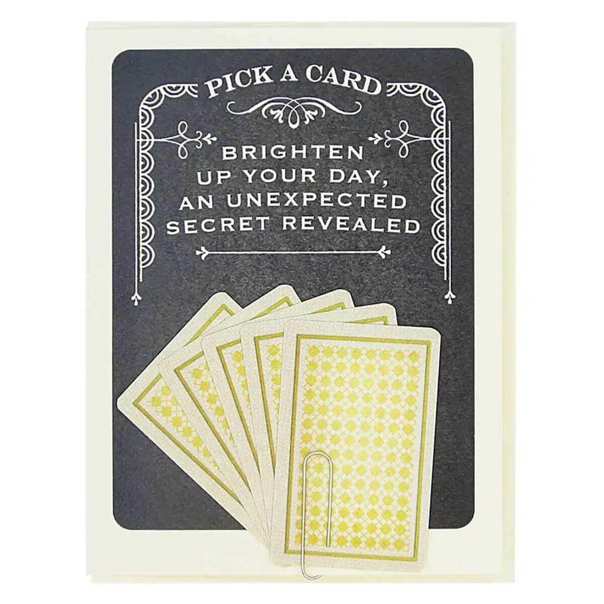 Brighten Your Day Fortune Greetings Card by The Regional Assembly of Text