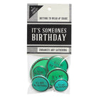 Someones Birthday Button Badge Set by The Regional Assembly of Text