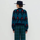 Belen Diamond Flowers Cardigan by The Tiny Big Sister