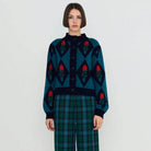 Belen Diamond Flowers Cardigan by The Tiny Big Sister