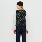 Diamond Geese Sherpa Vest by The Tiny Big Sister