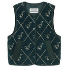Diamond Geese Sherpa Vest by The Tiny Big Sister