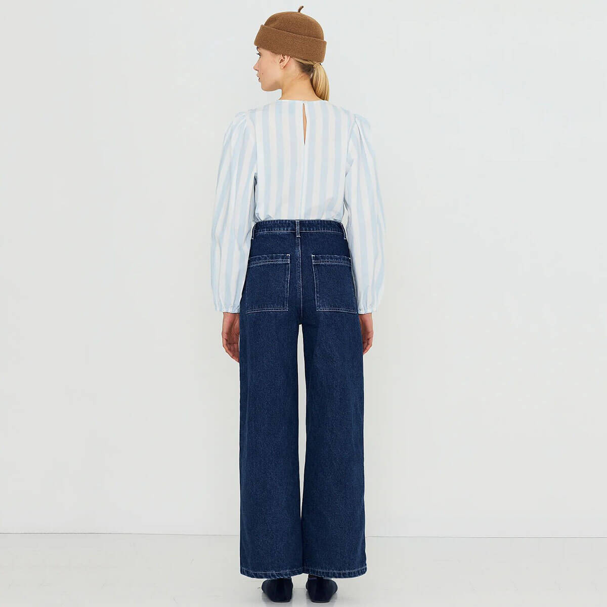 Embroidered Horses Denim Pants by The Tiny Big Sister