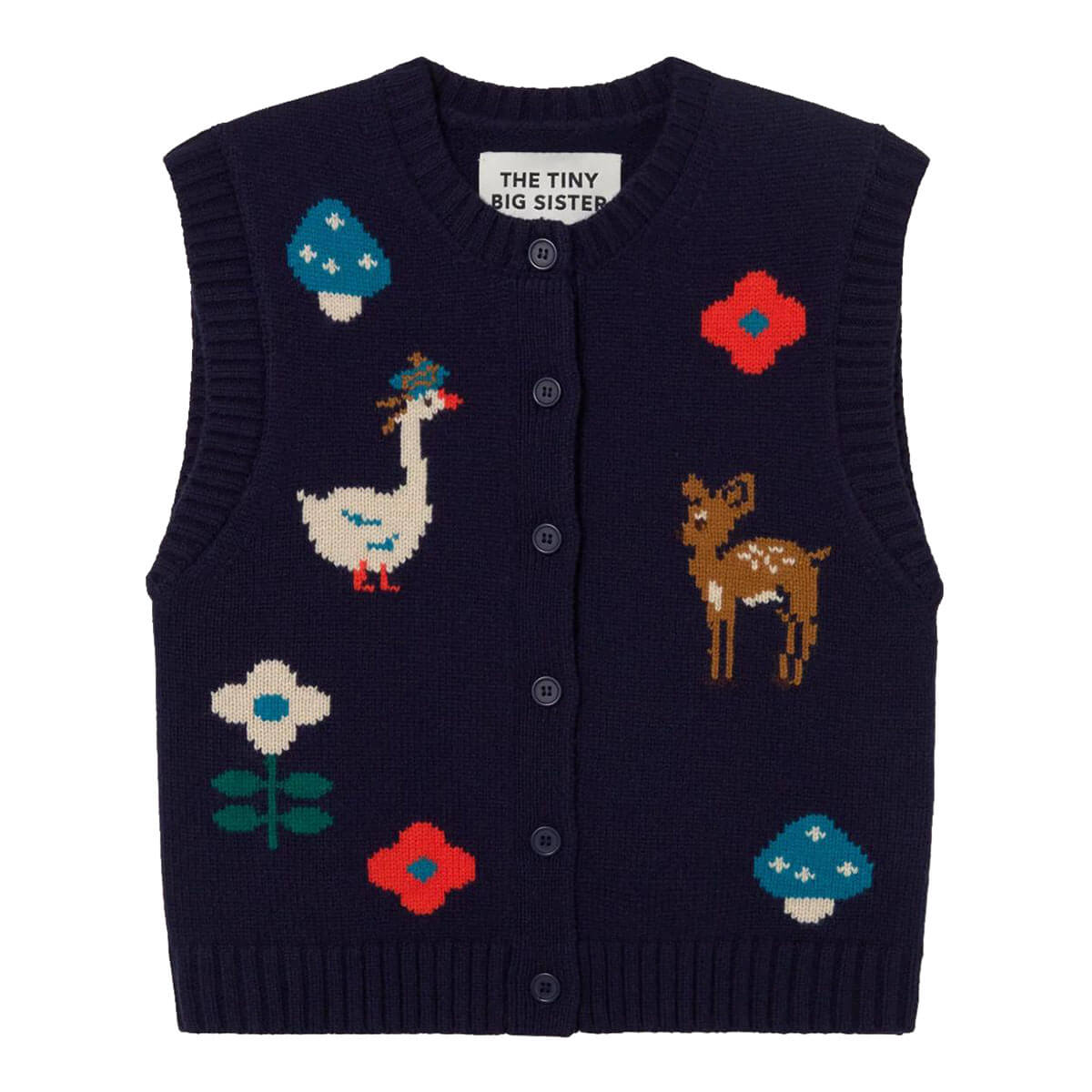 Fall Vest by The Tiny Big Sister