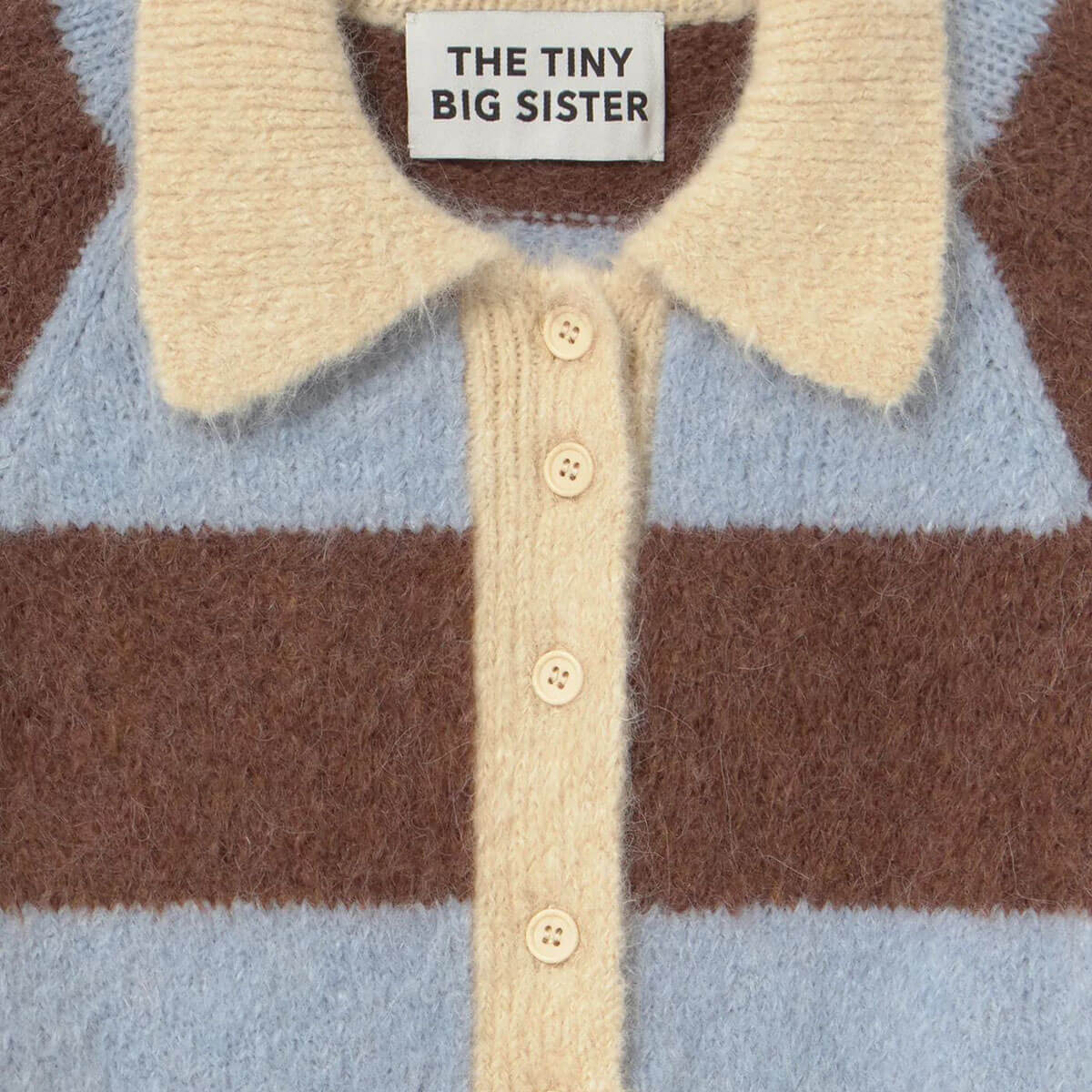Frank Striped Polo in Blue by The Tiny Big Sister
