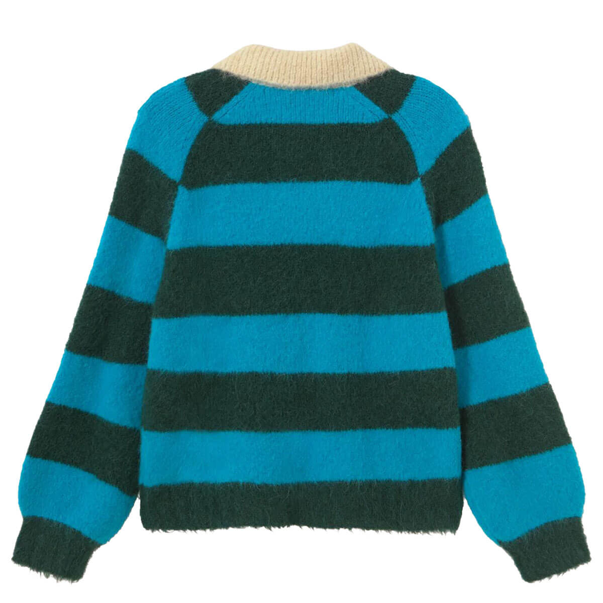 Frank Striped Polo in Green by The Tiny Big Sister