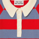 Frank Striped Polo in Orange by The Tiny Big Sister