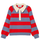 Frank Striped Polo in Orange by The Tiny Big Sister