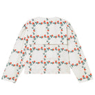 Roses Grid Sailor Neck Blouse by The Tiny Big Sister