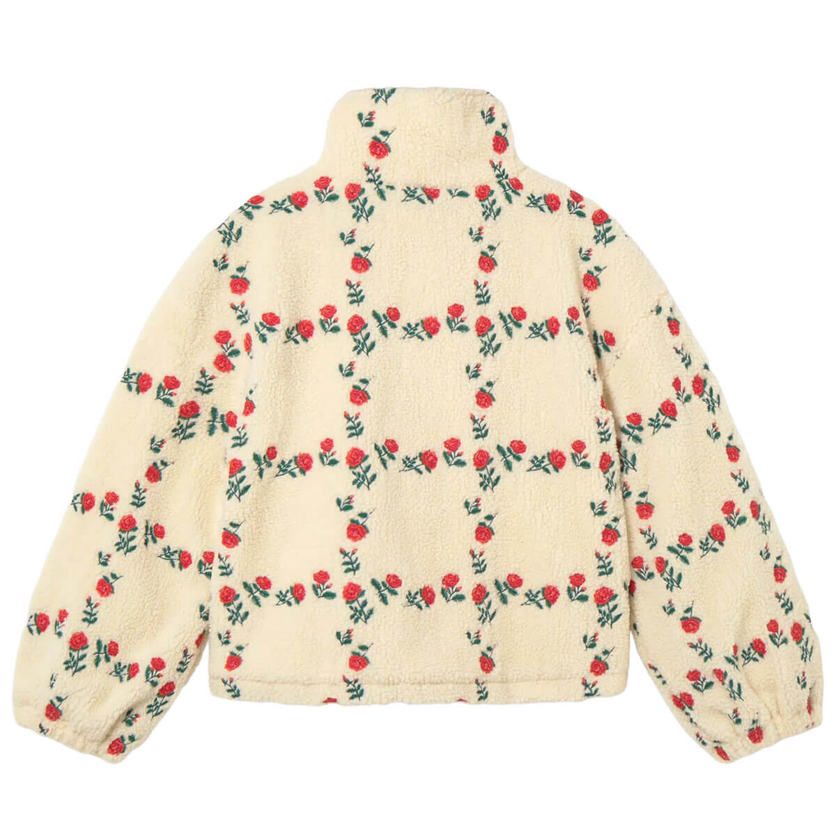Roses Grid Sherpa Jacket by The Tiny Big Sister