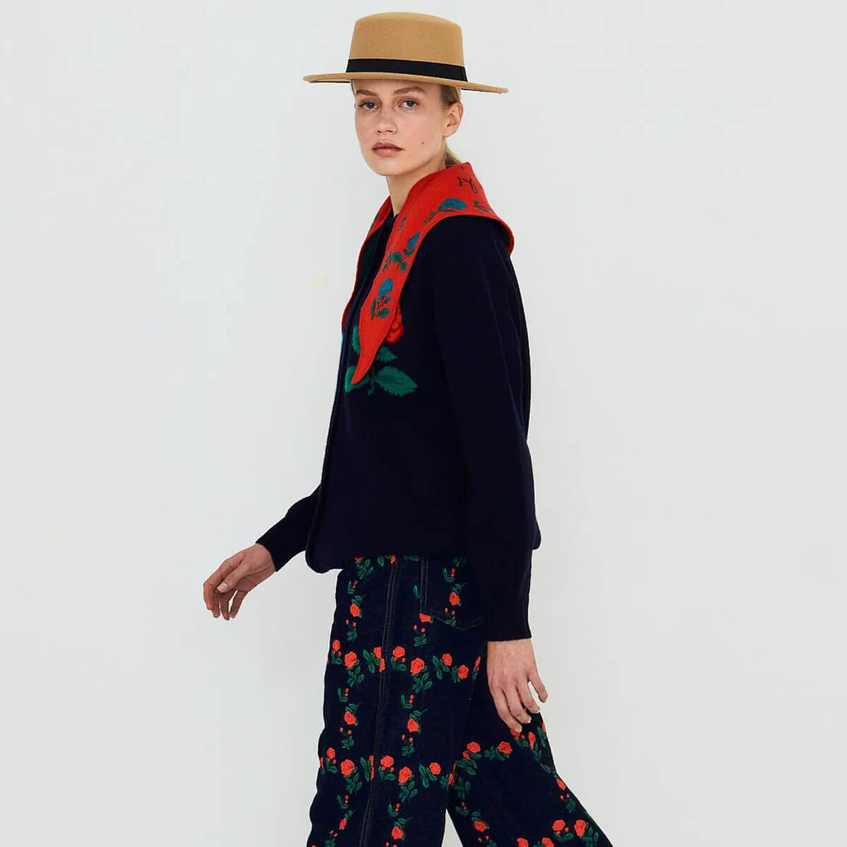 Roses Oversized Cardigan by The Tiny Big Sister