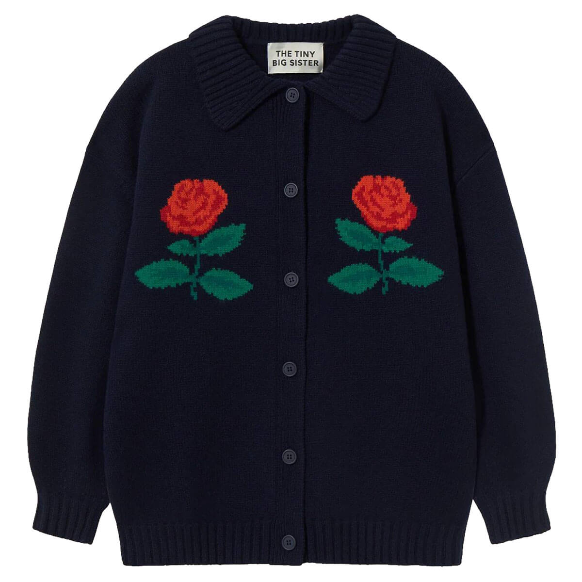 Roses Oversized Cardigan by The Tiny Big Sister