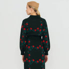 Roses Polo Sweater in Ink by The Tiny Big Sister